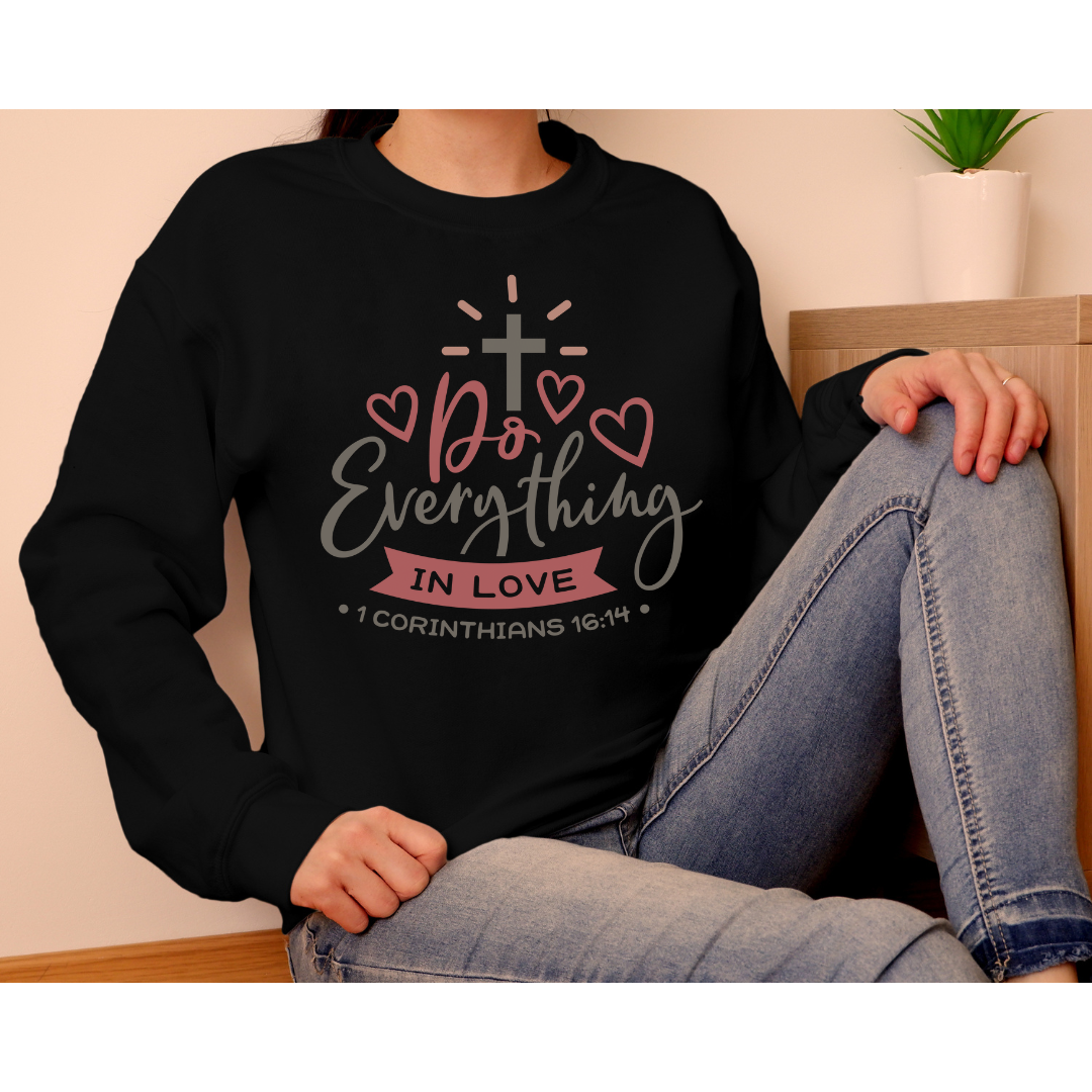 Faith Hope Love Long Sleeve T Shirt Sweatshirt Hoodie
