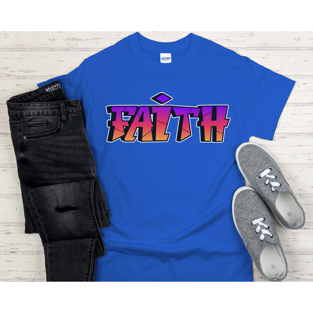 Faith Colorful Ombre T-Shirt/Long Sleeve/Sweatshirt/Hoodie