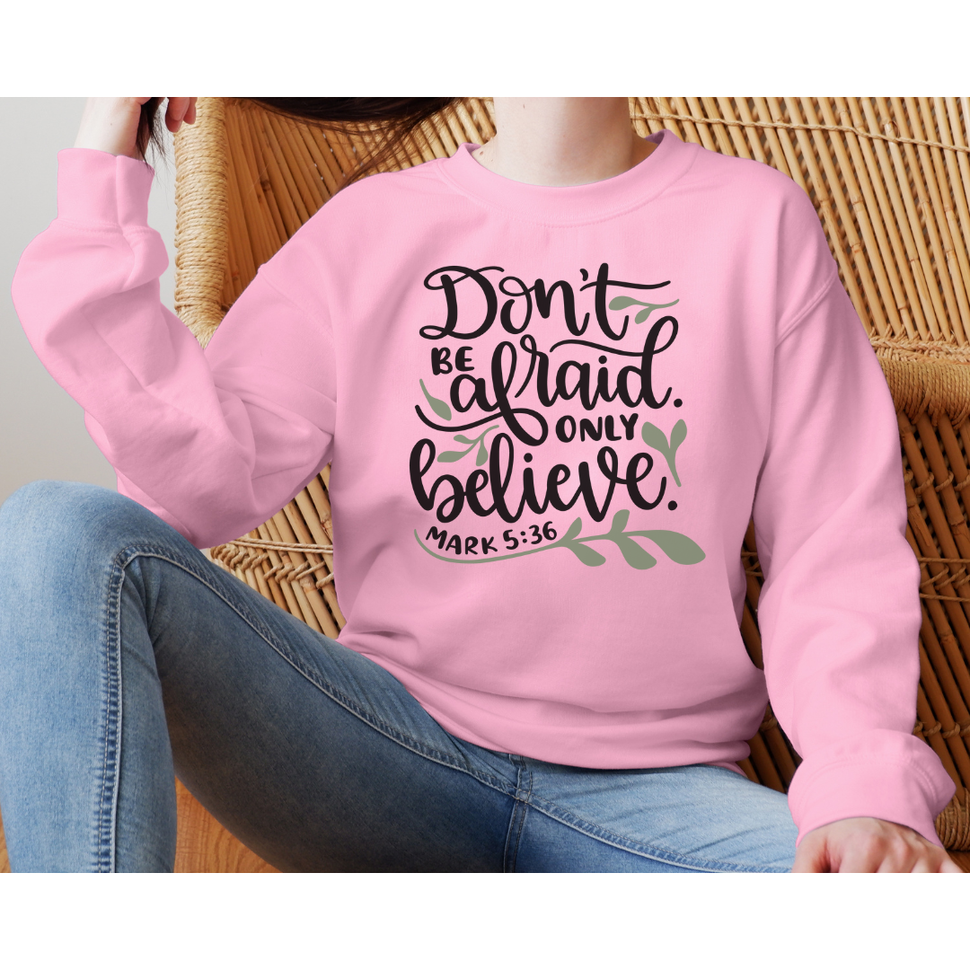 Don't Be Afraid Only Believe T-Shirt/Long Sleeve/Sweatshirt/Hoodie